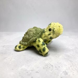 Fahlo Sea Turtle Plush Stuffed Animal Green Yellow Spotted Wildlife Collections